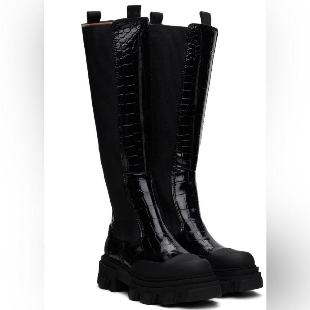 Ganni Tall Cleated Chelsea Boot